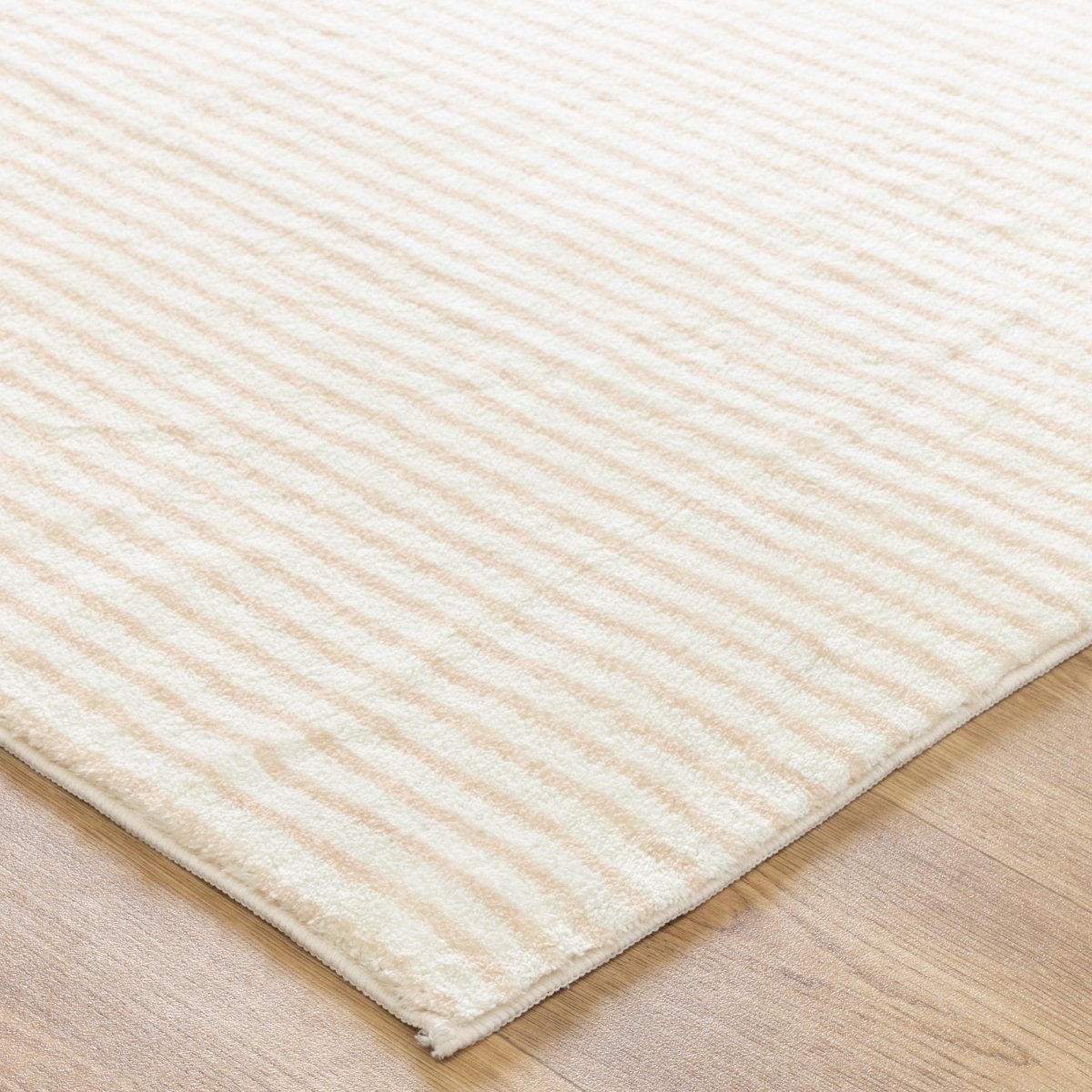 Softy Cream Beige Machine Washable Rug - Ruggy