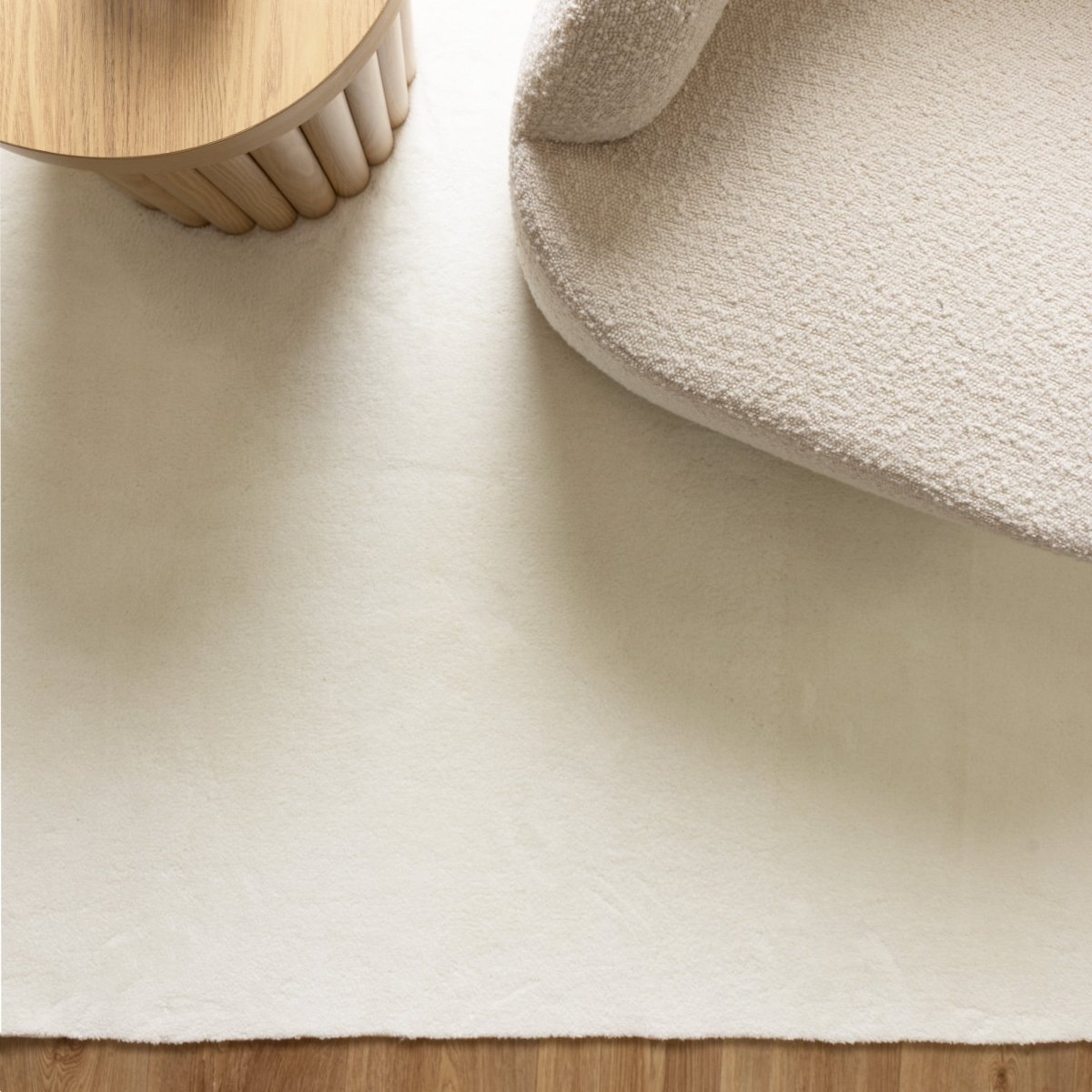 Softy Cream Machine Washable Rug - Ruggy