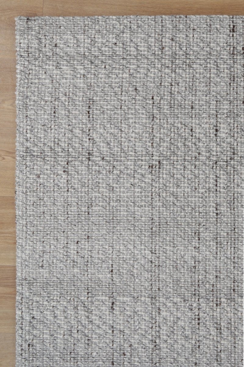 Zephyr Grey Wool Rug - Ruggy