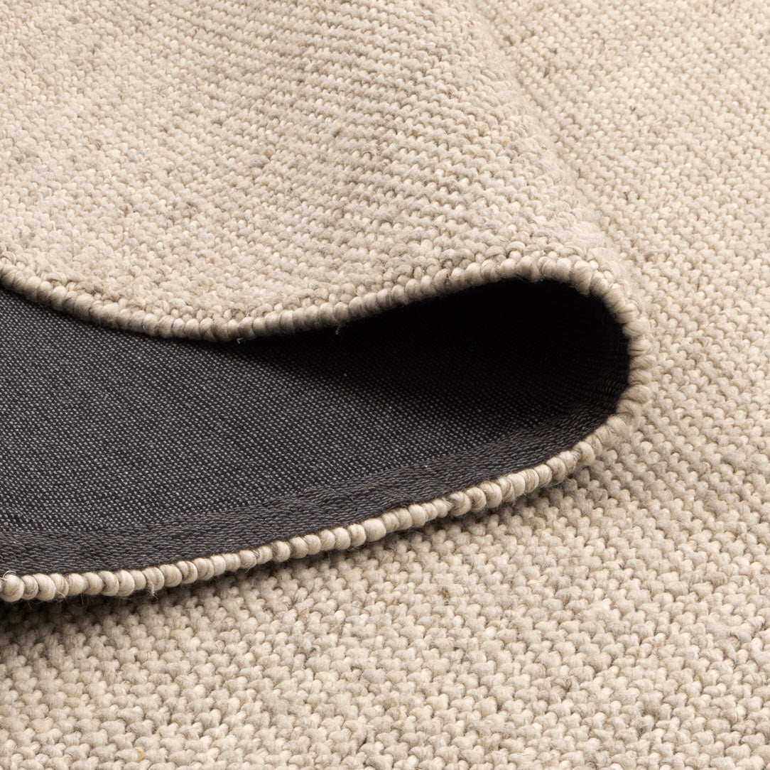 Paloma Beige Chunky Wool Rug