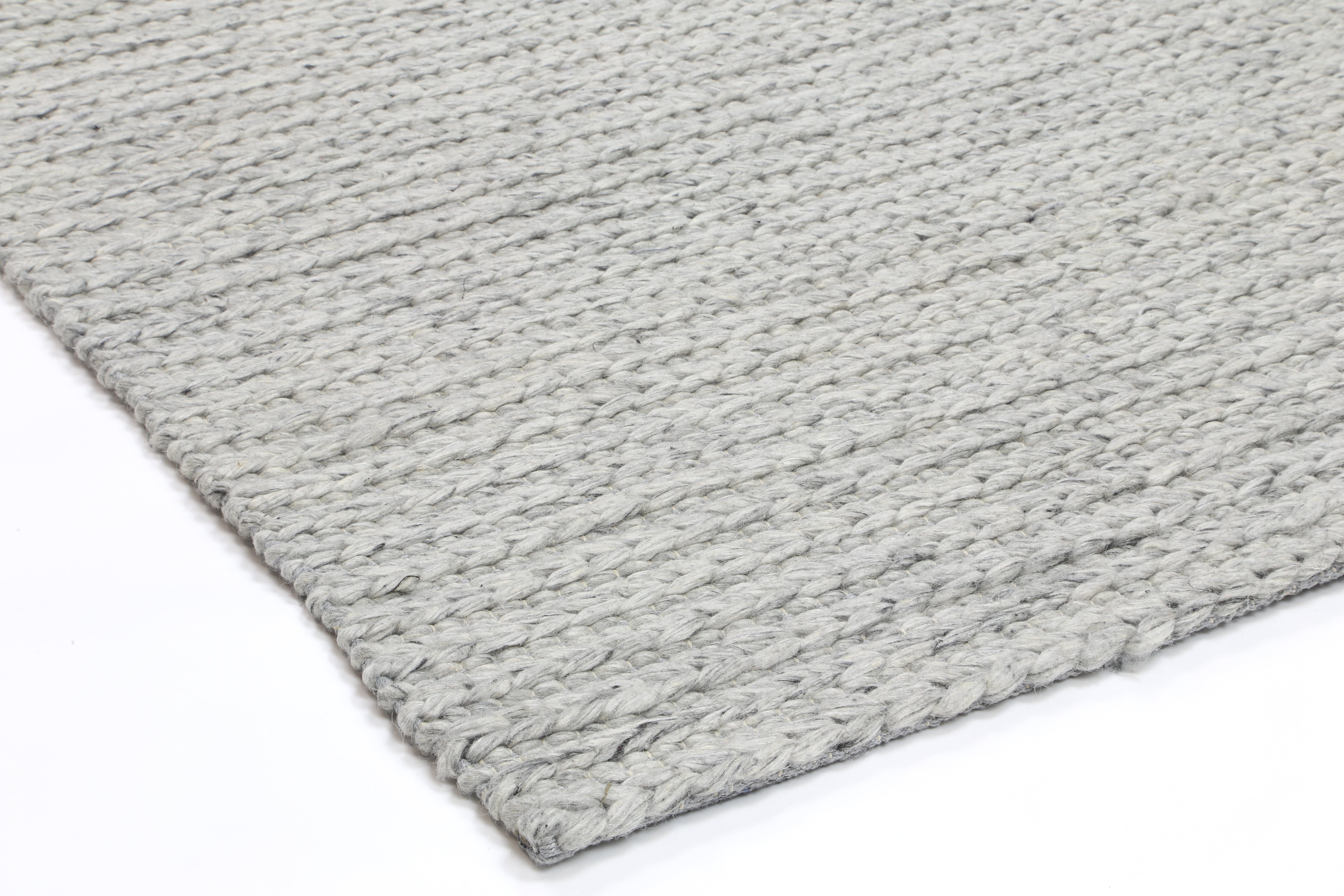 Grace Cue Grey Wool Blend Rug