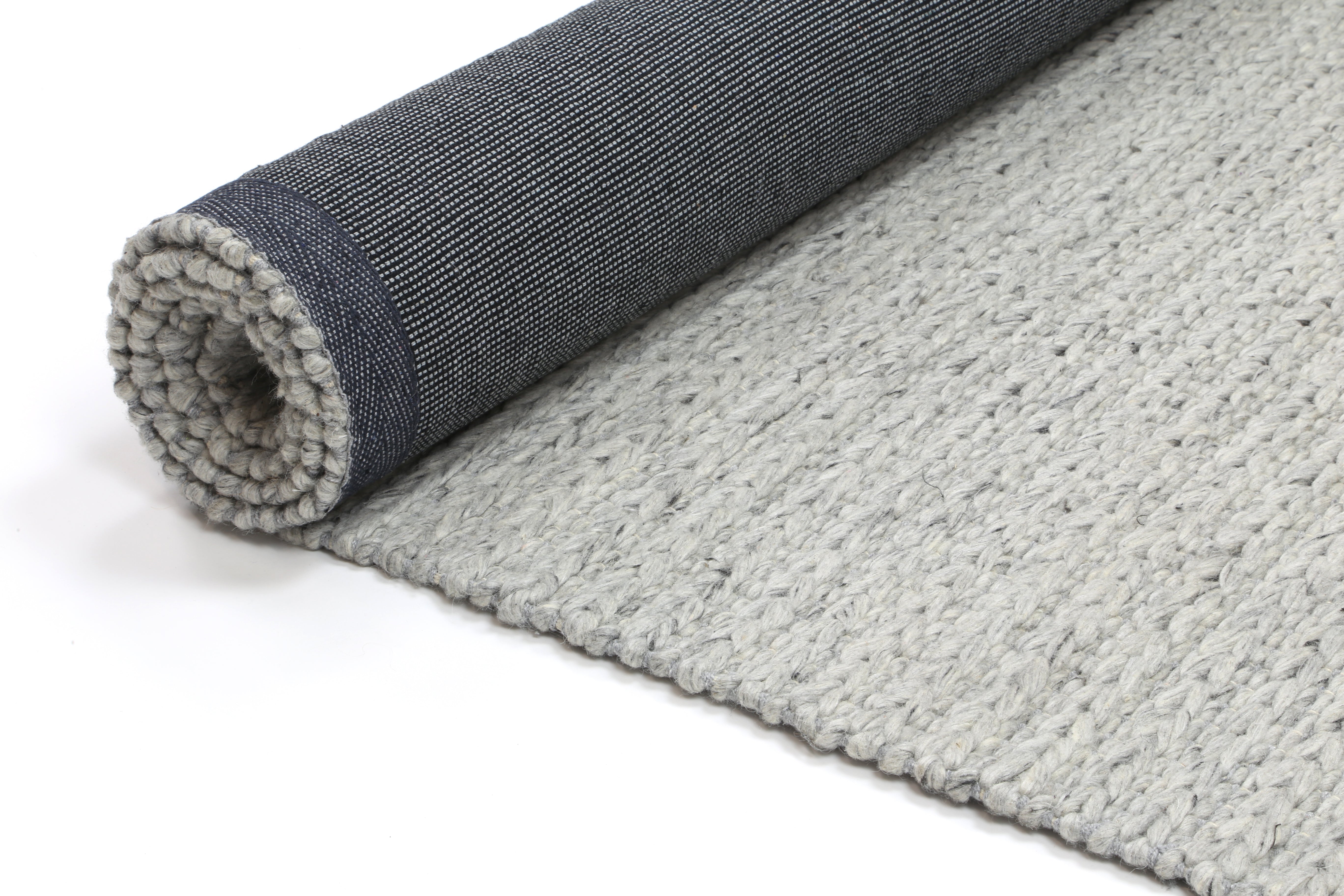 Grace Cue Grey Wool Blend Rug