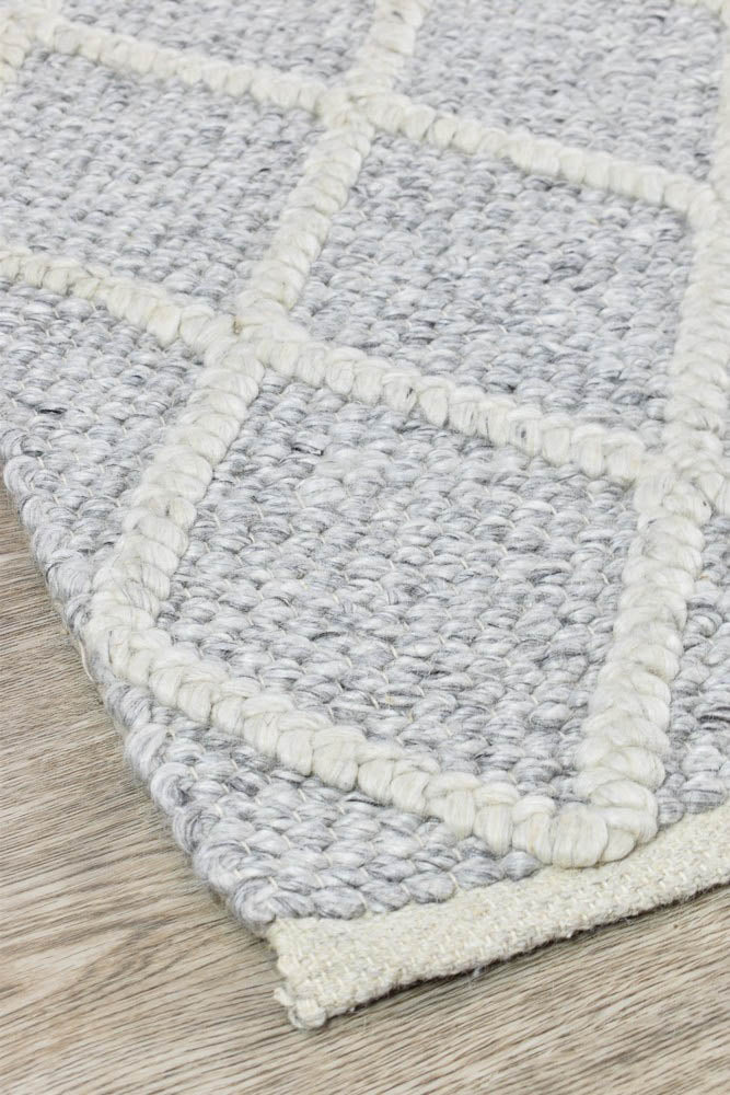 Cairn Grey Wool Rug