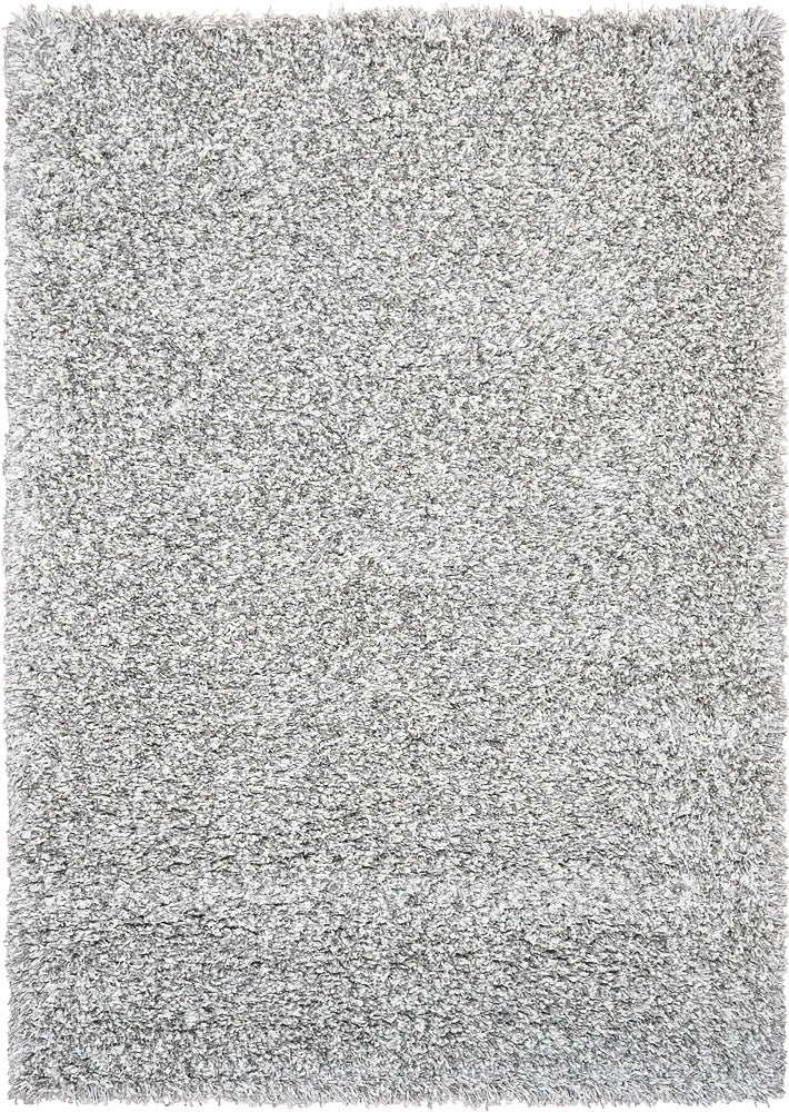 Plain Grey Shaggy Rug