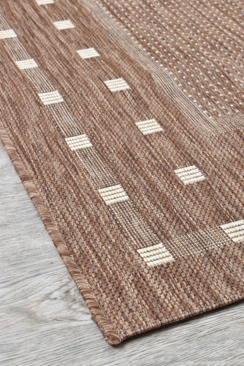 Alba Brown Outdoor Rug