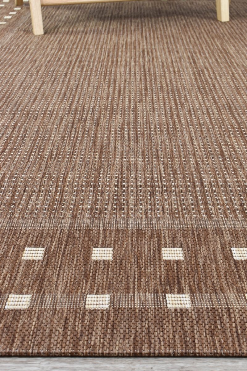 Alba Brown Outdoor Rug