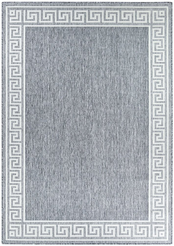 Amara Border Grey Outdoor Rug