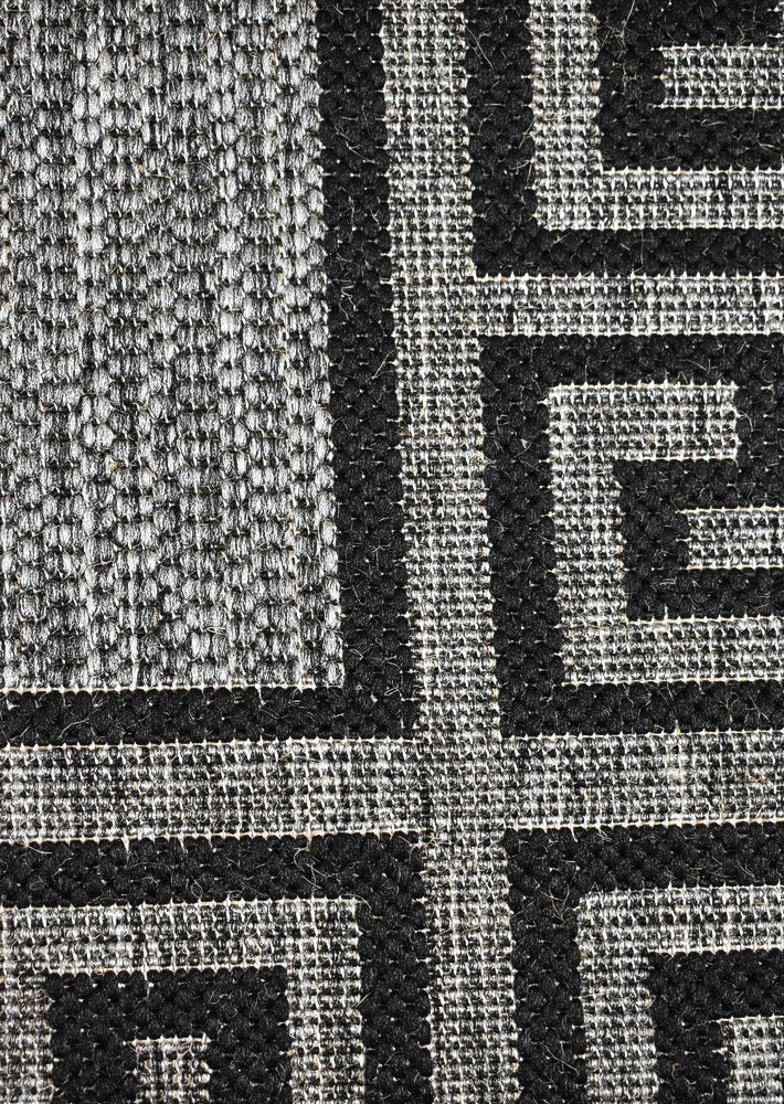 Amara Border Light Grey Outdoor Rug