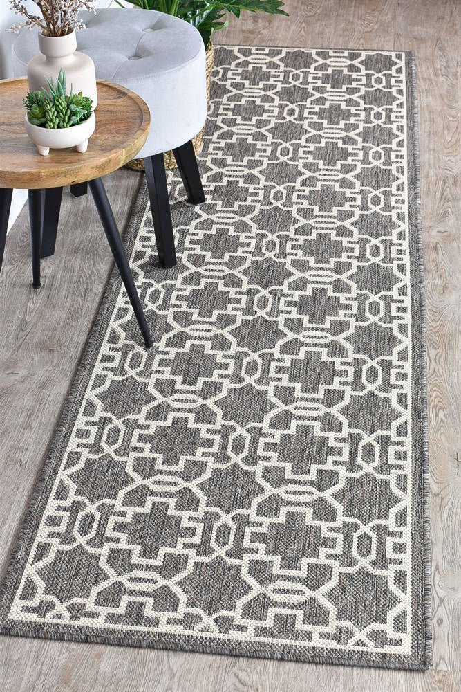 Amara Brown Cream Hallway Runner