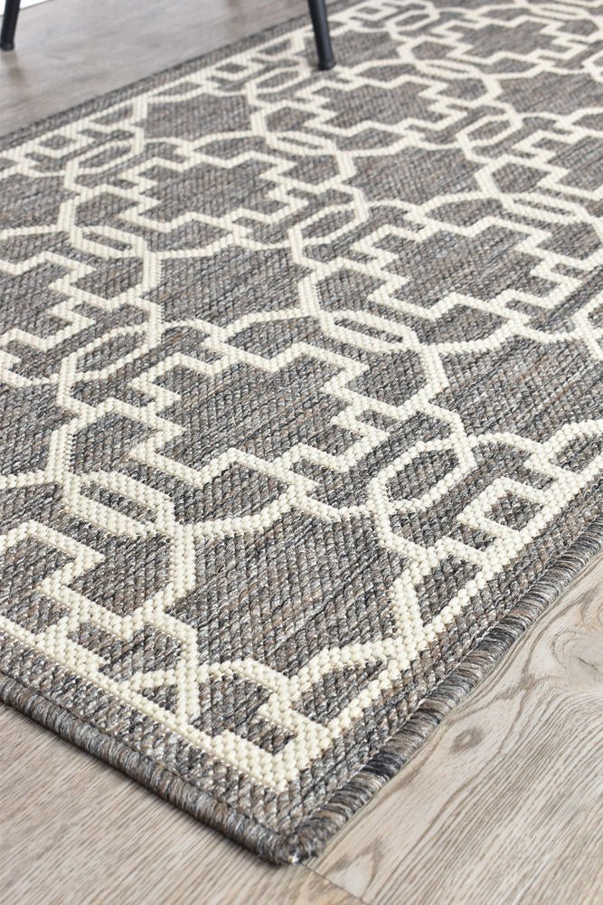 Amara Brown Cream Hallway Runner