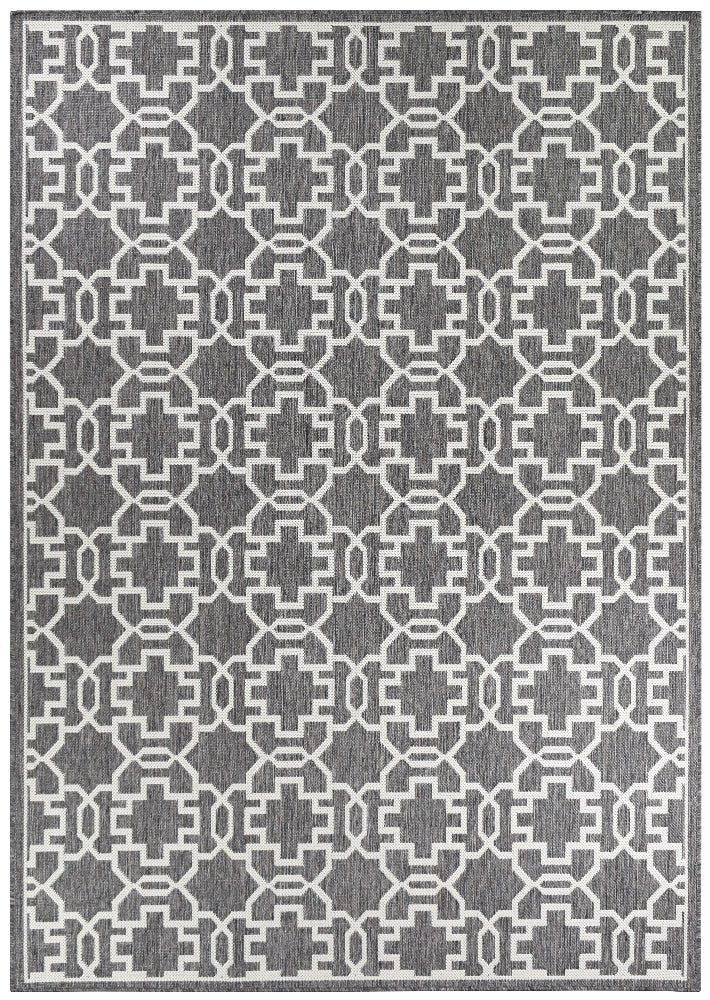 Amara Brown Cream Outdoor Rug