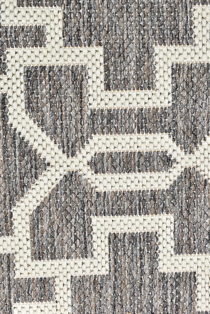 Amara Brown Cream Outdoor Rug