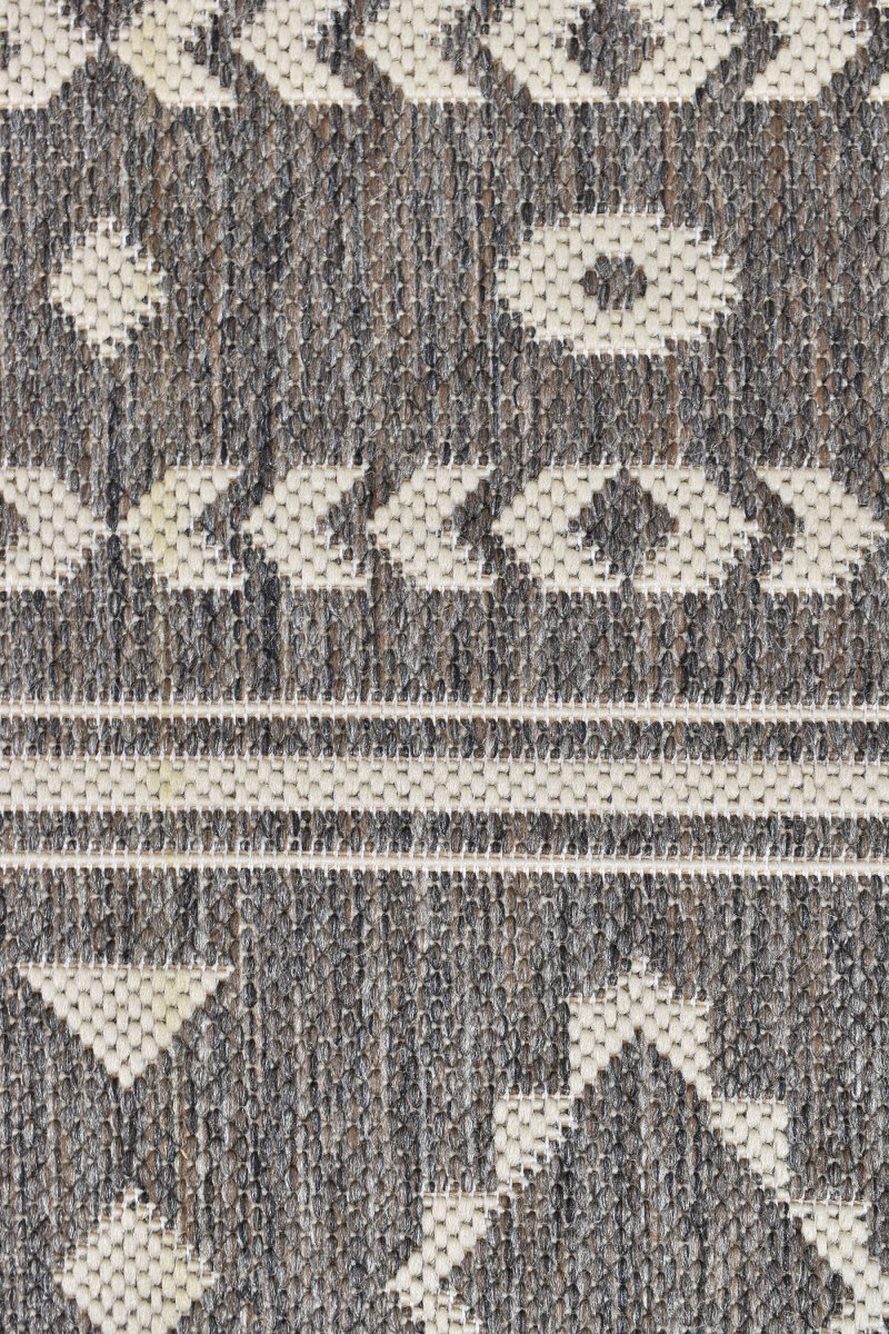 Amara Brown Tribal Outdoor Rug