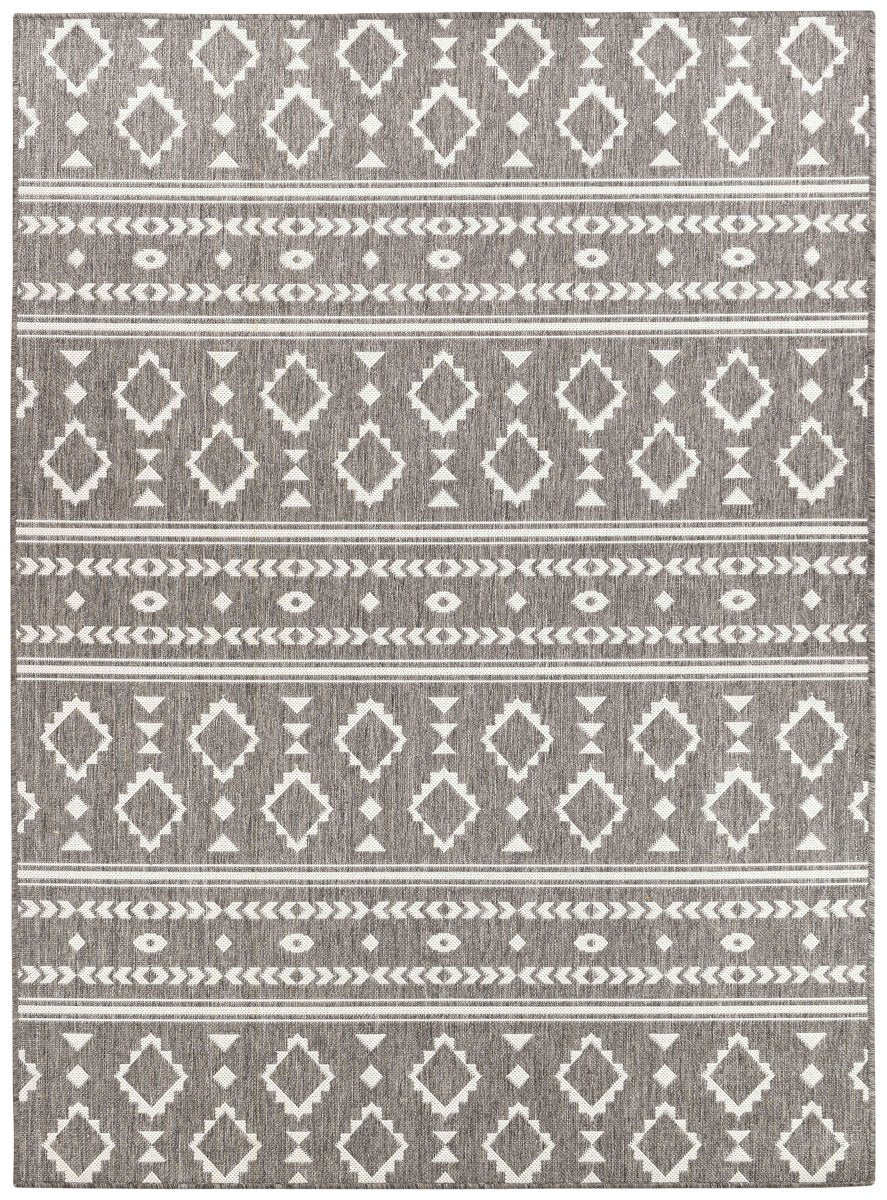 Amara Brown Tribal Outdoor Rug