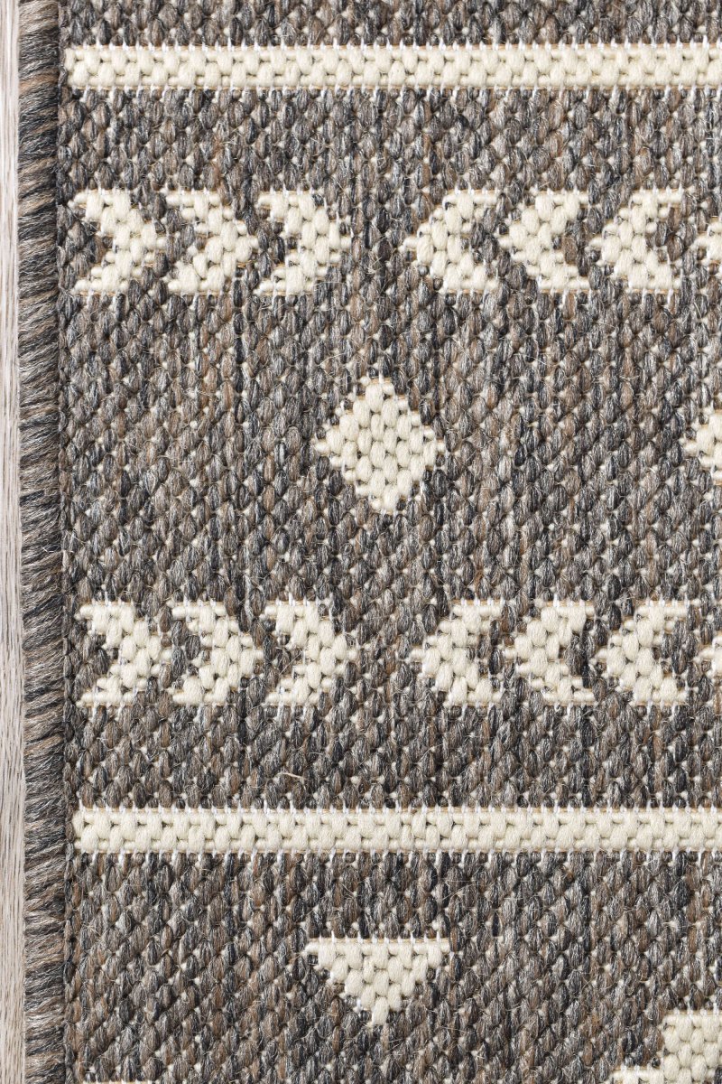 Amara Brown Tribal Outdoor Rug