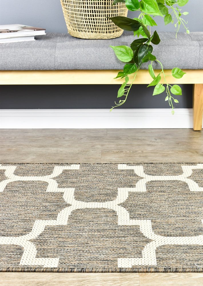 Amara Crown Beige Hallway Runner