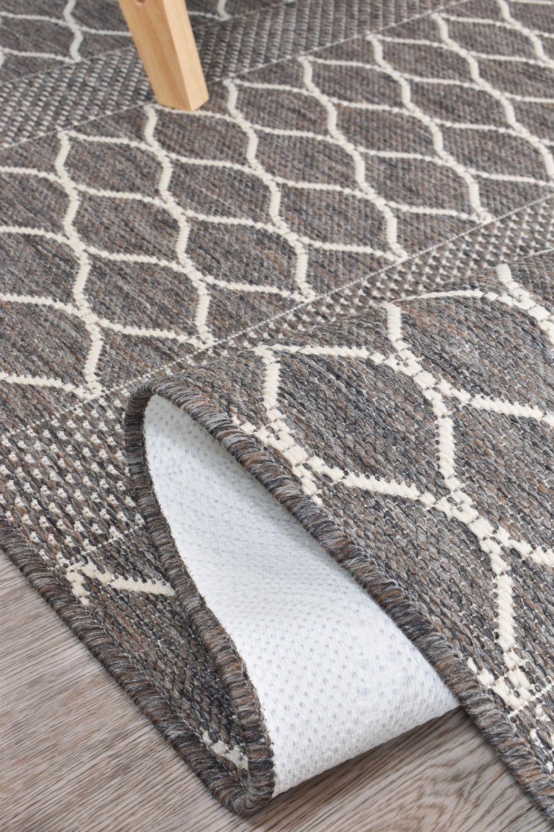 Amara Diamond Brown Outdoor Rug