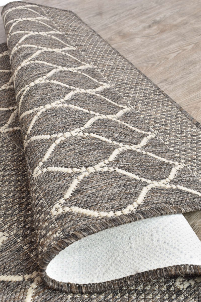 Amara Diamond Brown Outdoor Rug