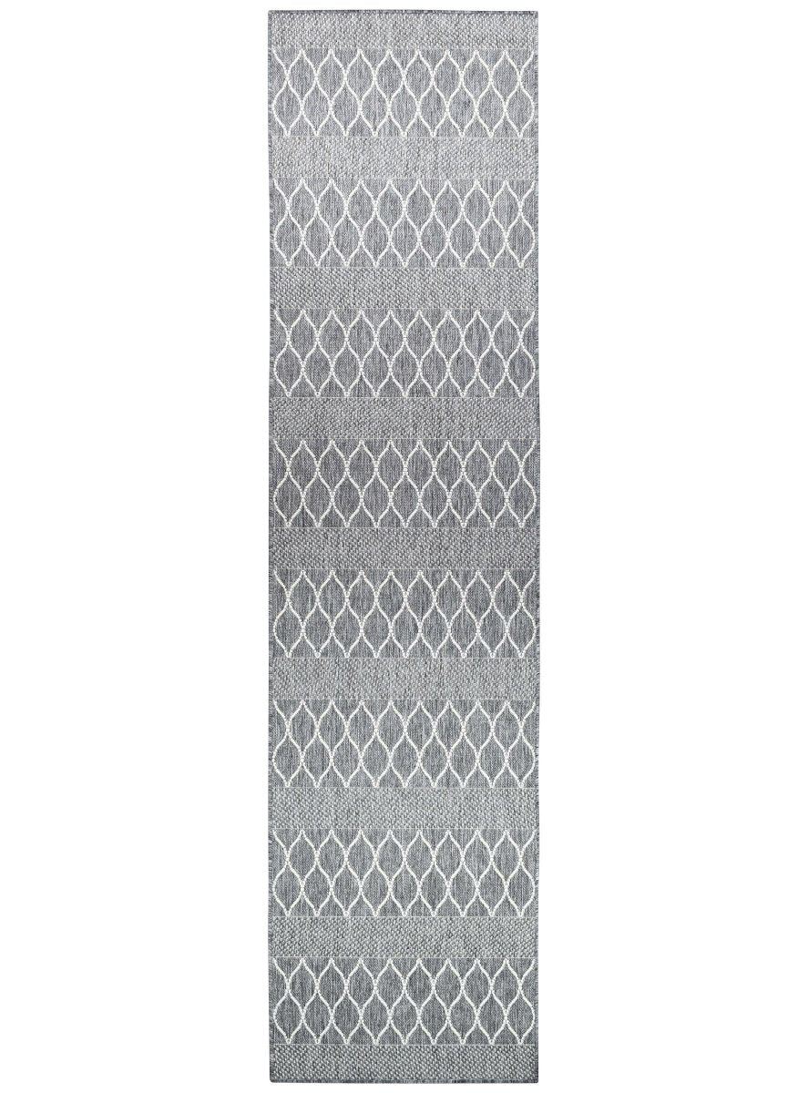 Amara Diamond Grey Hallway Runner