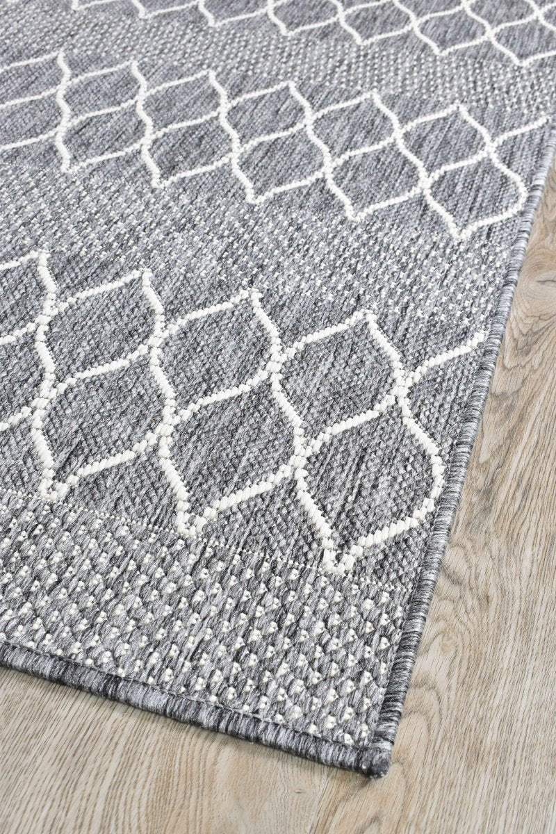 Amara Diamond Grey Hallway Runner