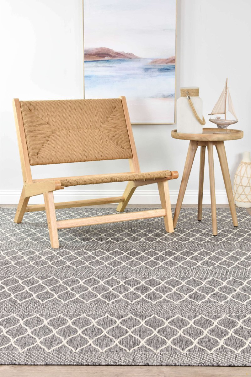 Amara Diamond Grey Outdoor Rug