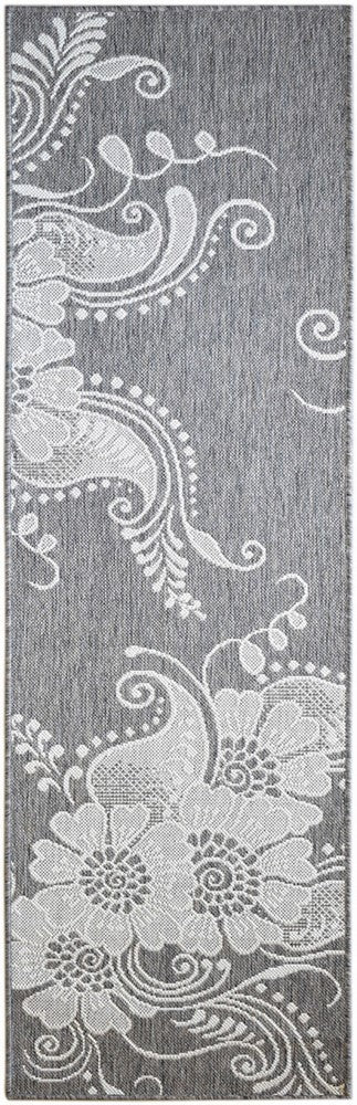 Amara Flower Cream Beige Hallway Runner