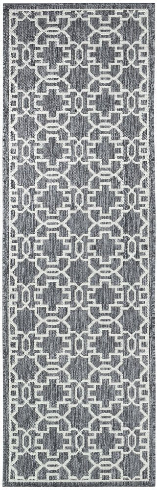 Amara Grey Cream Outdoor Rug