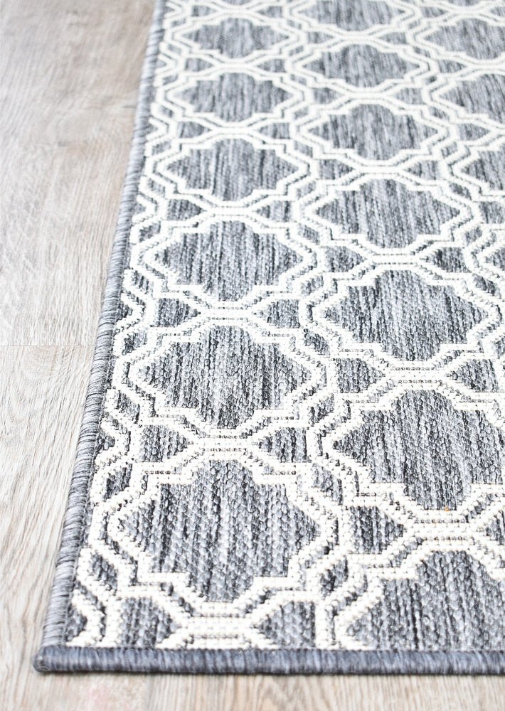 Amara Pani Light Grey Hallway Runner