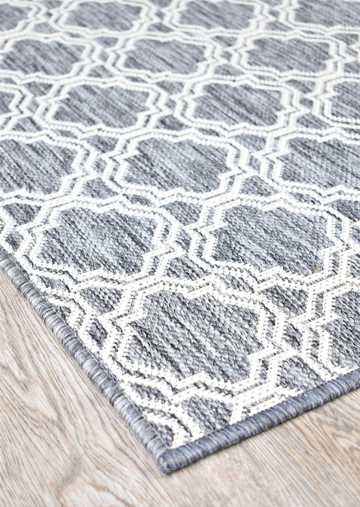 Amara Pani Light Grey Hallway Runner