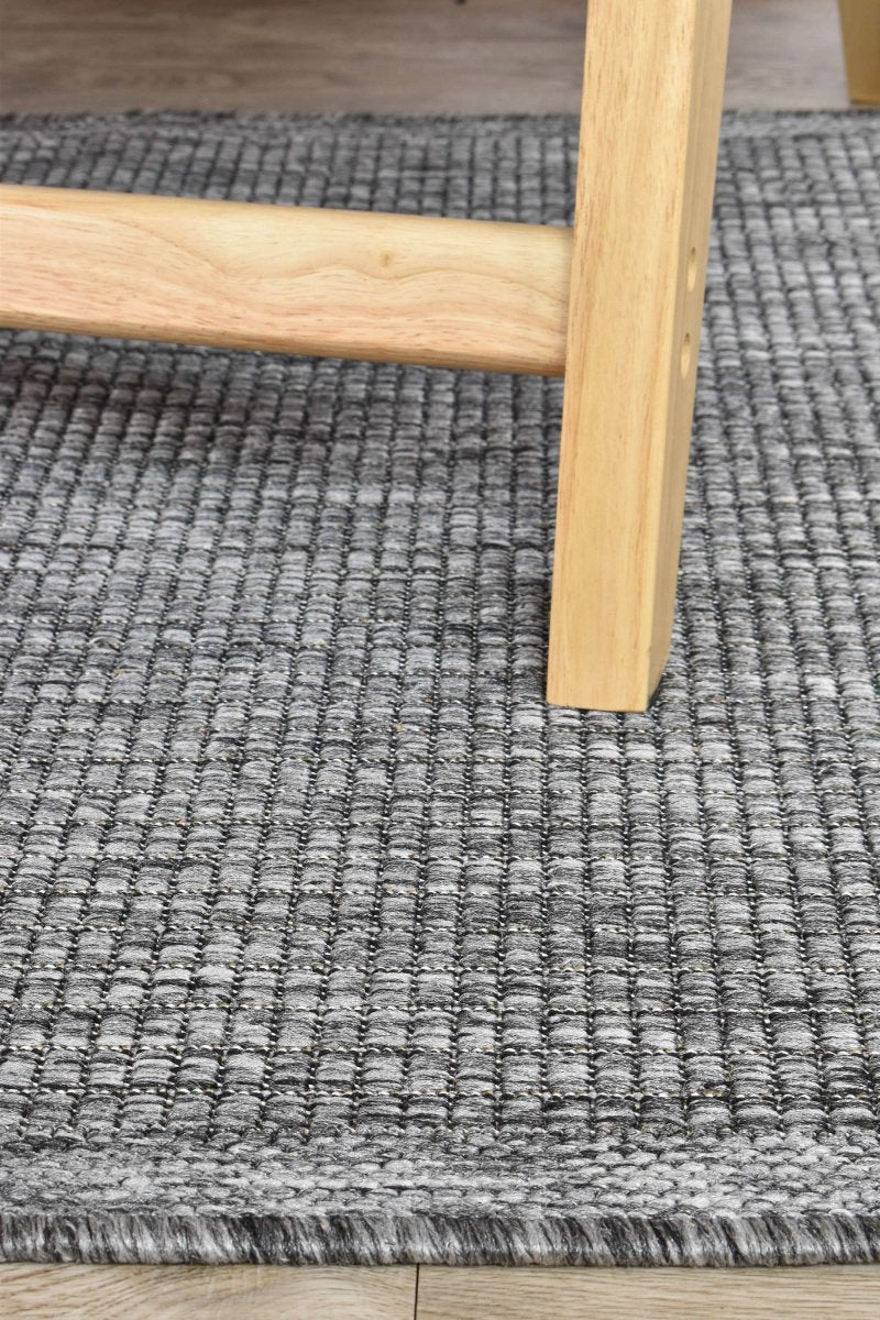 Amara Plain Dark Grey Hallway Runner