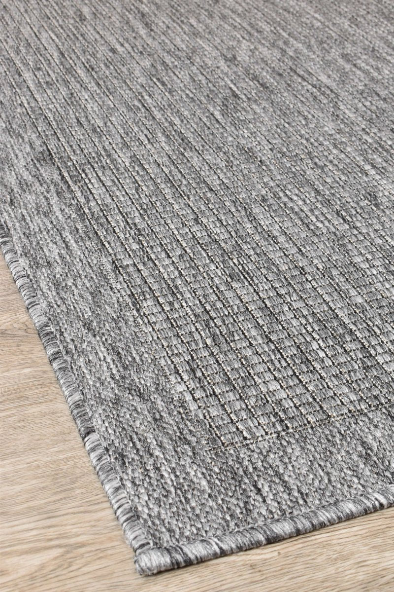 Amara Plain Dark Grey Outdoor Rug