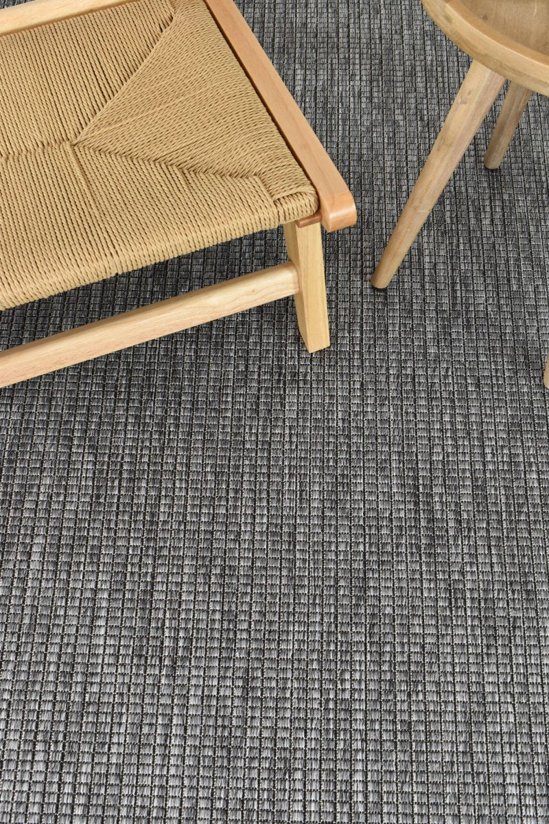 Amara Plain Dark Grey Outdoor Rug