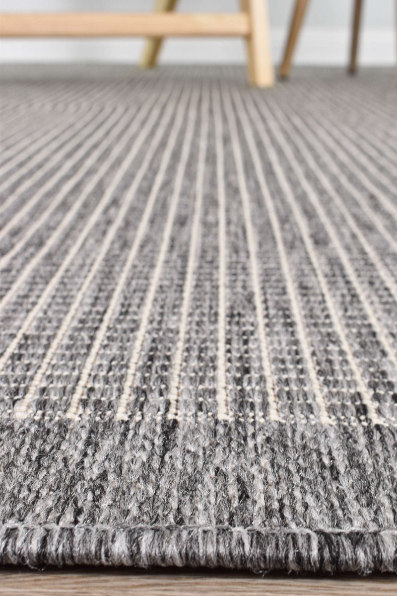 Amara Plain Light Grey Outdoor Rug