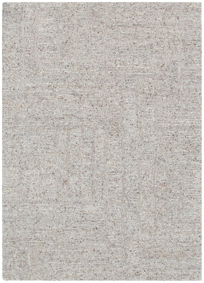 Arana Greige Modern Wool Rug | Ruggy