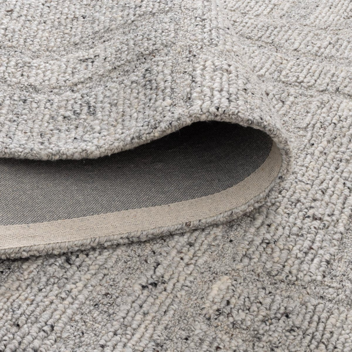 Arana Grey Modern Wool Rug