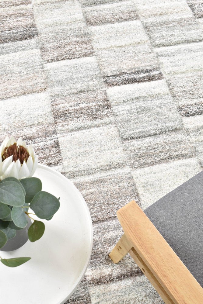 Athens Brick Grey Rug
