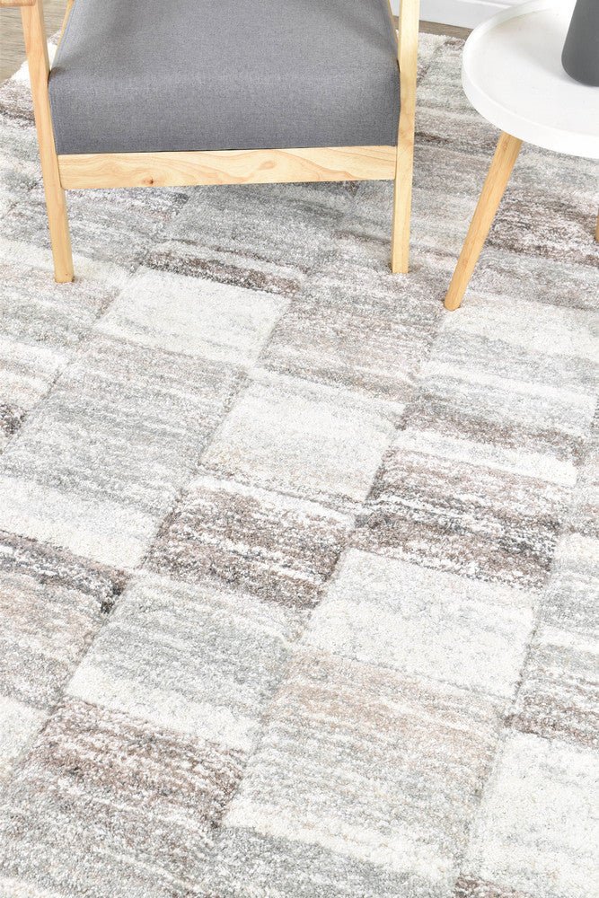 Athens Brick Grey Rug