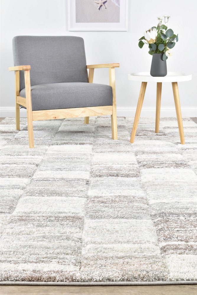 Athens Brick Grey Rug