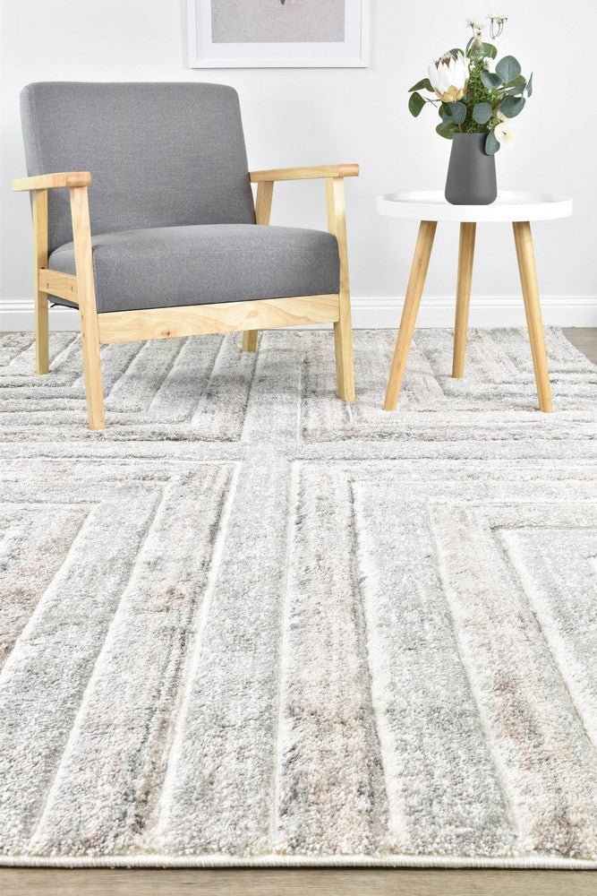 Athens Santorini Lines Rug