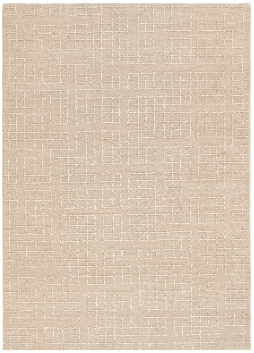 Azure Beige Wool Rug