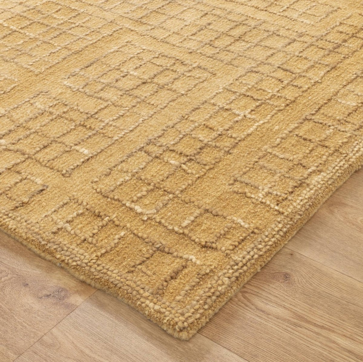 Azure Citron Wool Rug