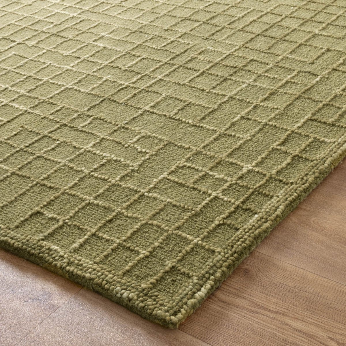 Azure Green Wool Rug