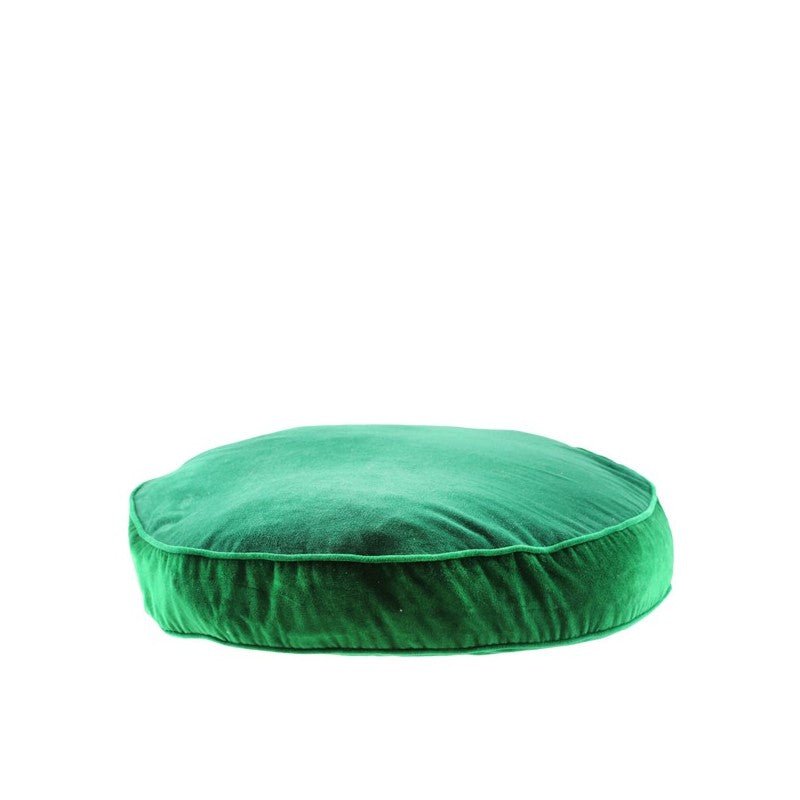 Bae Round Emerald Cushion 60cm CUSHIONS > Velvet | Ruggy