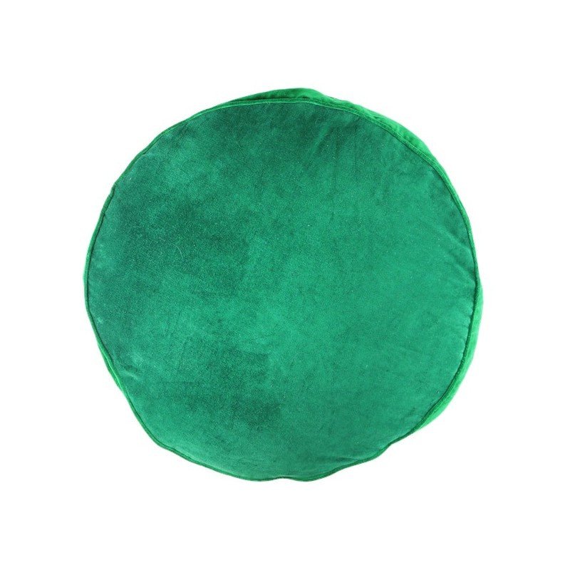 Bae Round Emerald Cushion 60cm CUSHIONS > Velvet | Ruggy