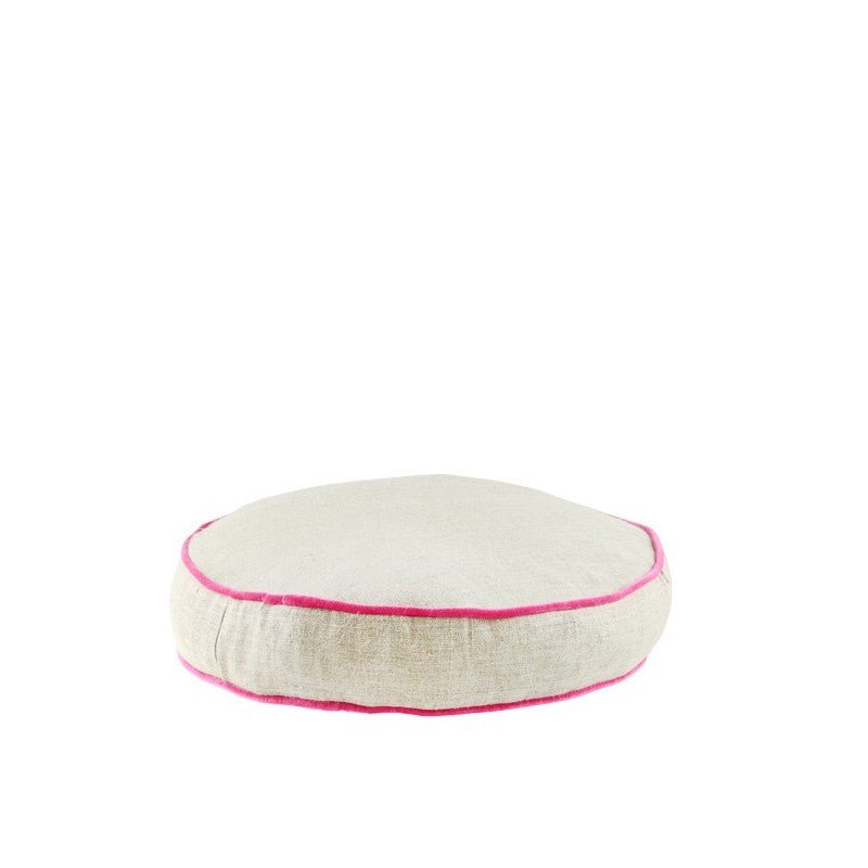 Bae Round Pink Cushion 40cm CUSHIONS > Cotton_Linen | Ruggy