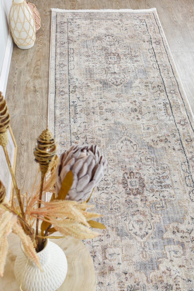 Banksia Warm Taupe Hallway Runner