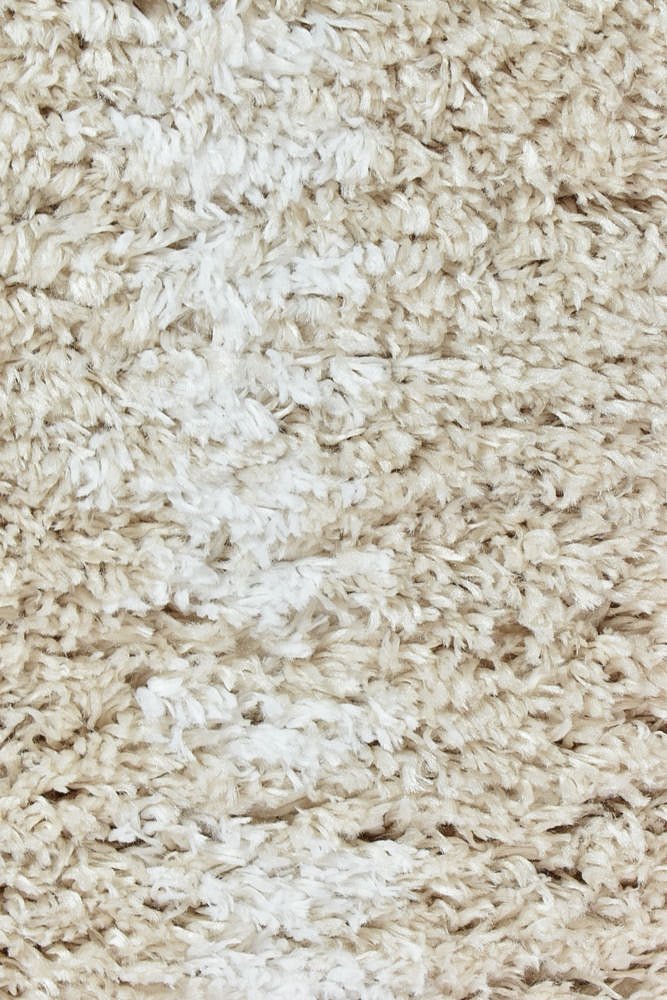 Barra Boho Beige Shaggy Rug