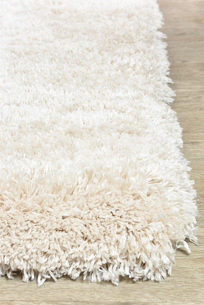 Barra Boho Beige Shaggy Rug