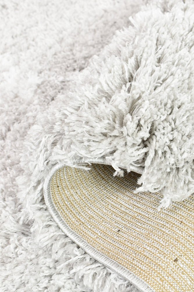 Barra Diamond Grey Shaggy Rug