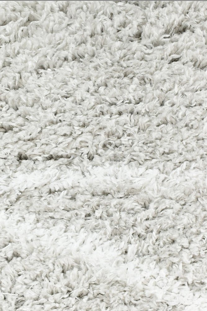 Barra Lines Grey Shaggy Rug